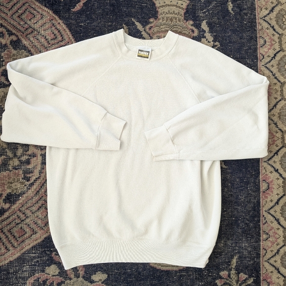Vintage Tops - 80s VTG White Sweatshirt